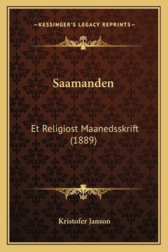 portada Saamanden: Et Religiost Maanedsskrift (1889) (en Danés)
