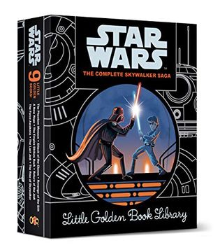 portada Star Wars Episodes i - ix Little Golden Book Library (Star Wars) (en Inglés)