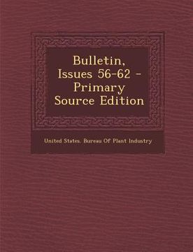 portada Bulletin, Issues 56-62