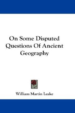 portada on some disputed questions of ancient geography (in English)