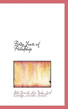 portada forty years of friendship (in English)