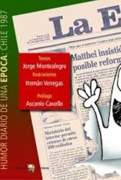 portada Entrelineas. Humor Diario de una Epoca: Chile 1987