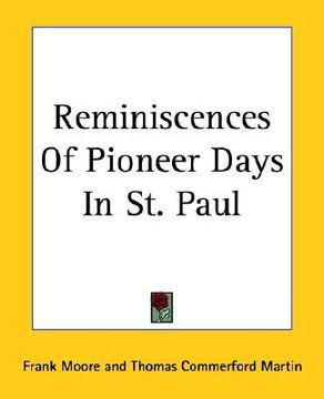 portada reminiscences of pioneer days in st. paul