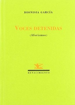portada Voces Detenidas (Aforismos). (in Spanish)