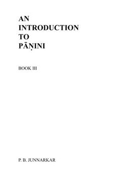 portada 3: An Introduction to Panini - III: Volume 3