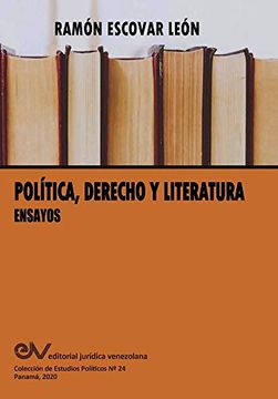 portada Política, Derecho y Literatura. Ensayos (in Spanish)