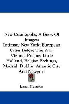 portada new cosmopolis, a book of images: intimate new york; european cities before the war: vienna, prague, little holland, belgian etchings, madrid, dublin; (en Inglés)
