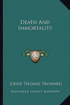 portada death and immortality (en Inglés)