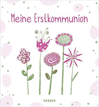 portada Meine Erstkommunion Erinnerungsalbum Blumen (en Alemán)