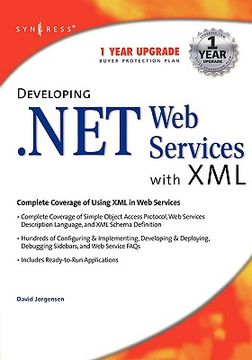 portada developing .net web services with xml (en Inglés)