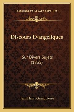 portada Discours Evangeliques: Sur Divers Sujets (1835) (en Francés)