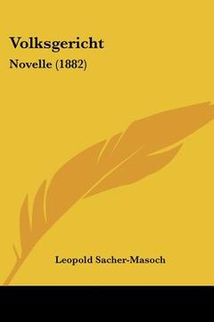 portada volksgericht: novelle (1882) (in English)
