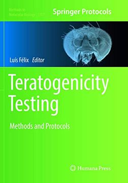 portada Teratogenicity Testing: Methods and Protocols (en Inglés)