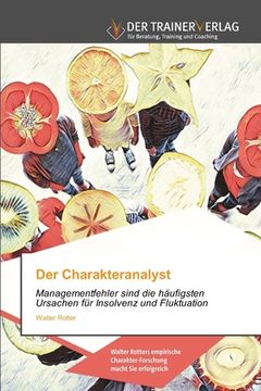 portada Der Charakteranalyst (en Alemán)