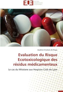 portada Evaluation Du Risque Ecotoxicologique Des Residus Medicamenteux