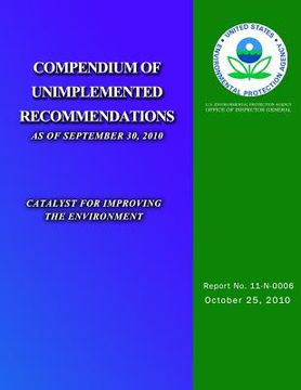 portada Compendium of Unimplemented Recommendations as of September 30, 2010 (en Inglés)