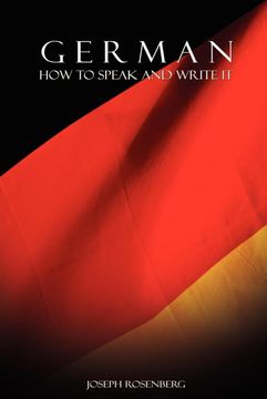 portada German: How to Speak and Write it (in English)