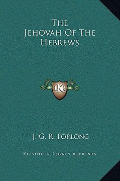 portada the jehovah of the hebrews (en Inglés)