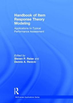 portada Handbook Of Item Response Theory Modeling: Applications To Typical Performance Assessment (multivariate Applications Series)