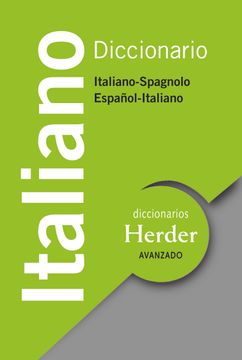 portada Diccionario Avanzado Italiano (Italiano-Spagnolo / Español-Italia no)