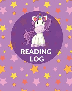 portada Reading Log Book For Girls: Reading Notebook, Record And Organize Book Information, Writing Prompts For Young Readers, Student And Homeschool Read