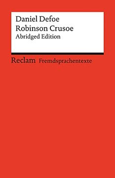 portada Robinson Crusoe: Abridged Edition. Englischer Text mit Deutschen Worterklärungen. B2-C1 (Ger) (Reclams Universal-Bibliothek)