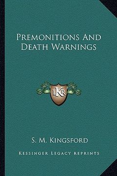 portada premonitions and death warnings (en Inglés)