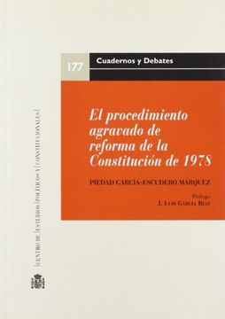 portada El procedimiento agravado de reforma de la constitucion de 1978