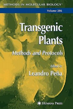portada transgenic plants: methods and protocols (en Inglés)