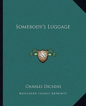 portada somebody's luggage (en Inglés)