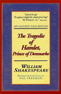 portada the tragedie of hamlet, prince of denmarke: applause first folio editions (en Inglés)