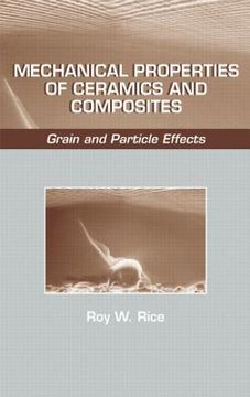 portada mechanical properties of ceramics and composites: grain and particle effects (en Inglés)