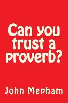 portada Can you trust a proverb? (en Inglés)