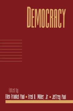 portada Democracy: Volume 17, Part 1 Paperback: Democracy vol 17, Pt. 1 (Social Philosophy and Policy) (in English)