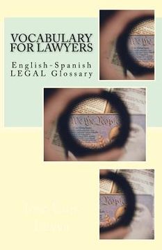 portada Vocabulary for Lawyers: English-Spanish Legal Glossary (en Inglés)