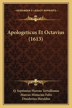portada Apologeticus Et Octavius (1613) (en Latin)