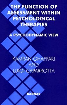 portada the function of assessment within psychological therapies: a psychodynamic view