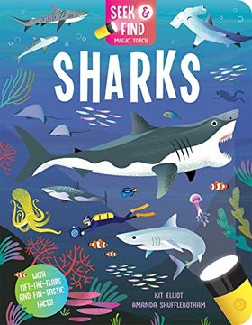 portada Seek and Find Sharks (Seek and Find - Searchlight Books) (en Inglés)