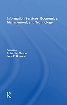 portada Information Services: Economics, Management, and Technology (en Inglés)