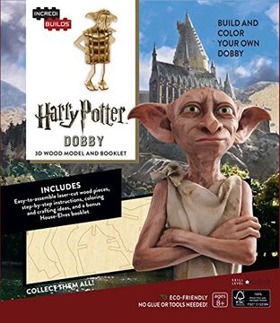 portada Incredibuilds: Harry Potter: Dobby 3d Wood Model and Booklet (en Inglés)