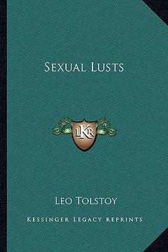 portada sexual lusts (en Inglés)