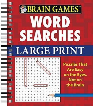 portada Brain Games® Word Searches (Large Print) (in English)