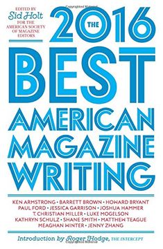 portada The Best American Magazine Writing 2016 (en Inglés)