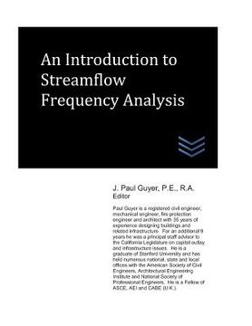 portada An Introduction to Streamflow Frequency Analysis (en Inglés)