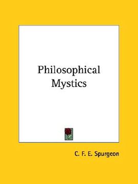 portada philosophical mystics (en Inglés)