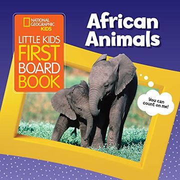 portada Little Kids First Board Book African Animals (en Inglés)