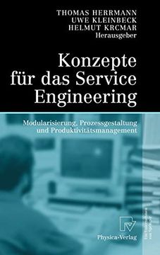 portada Konzepte für das Service Engineering: Modularisierung, Prozessgestaltung und Produktivitätsmanagement (en Alemán)