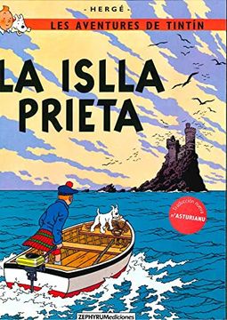 portada La Islla Prieta: 7 (Les Aventures de Tintín) (en Asturian)