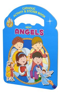 portada Catholic Activity & Sticker Book about Angels (en Inglés)
