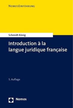 portada Introduction à la Langue Juridique Française (en Francés)